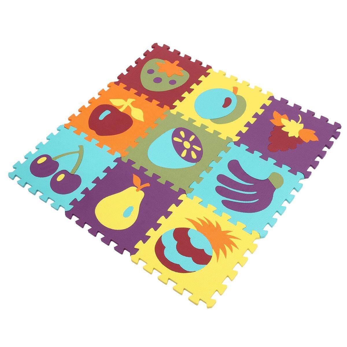 9PCS EVA Foam Cartoon Puzzle Mat Children Jigsaw Crawling Carpets Baby Playmats # P006 P006