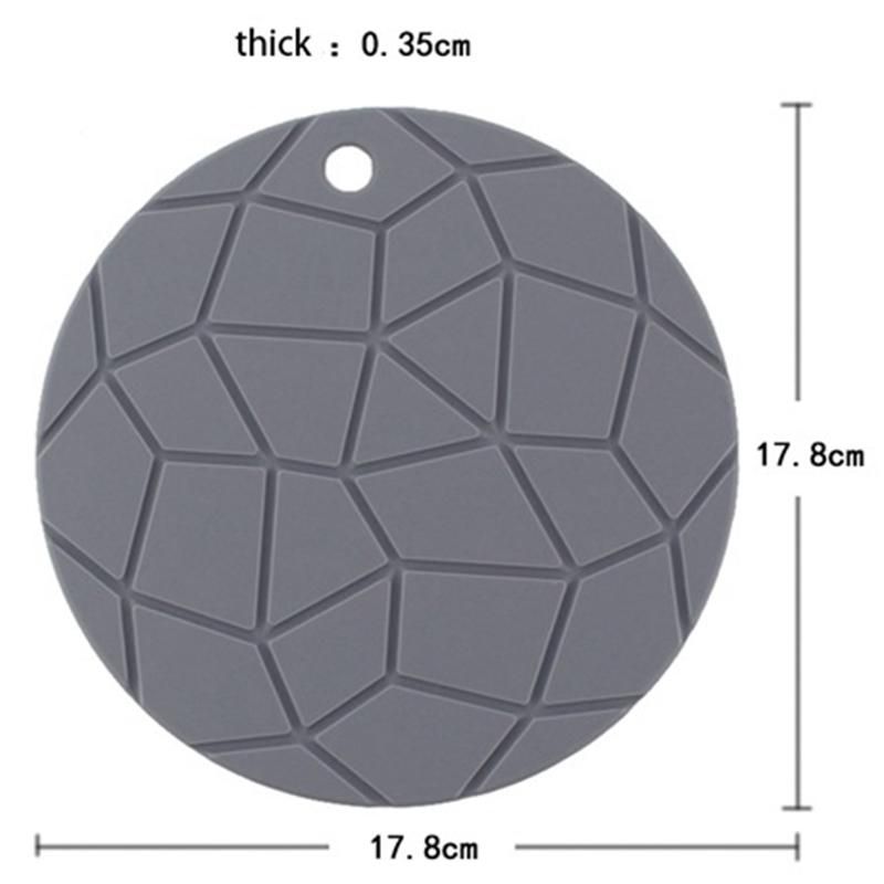 Geometric Round Silicone Potholders,Hot Pads, Opener, Kitche