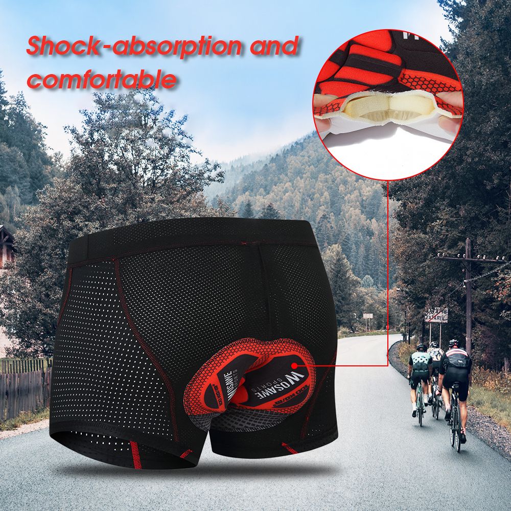 Men Cycling Shorts  Padded MTB Bicycle Bike Underwear