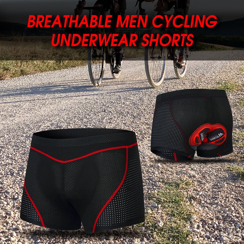 Men Cycling Shorts  Padded MTB Bicycle Bike Underwear