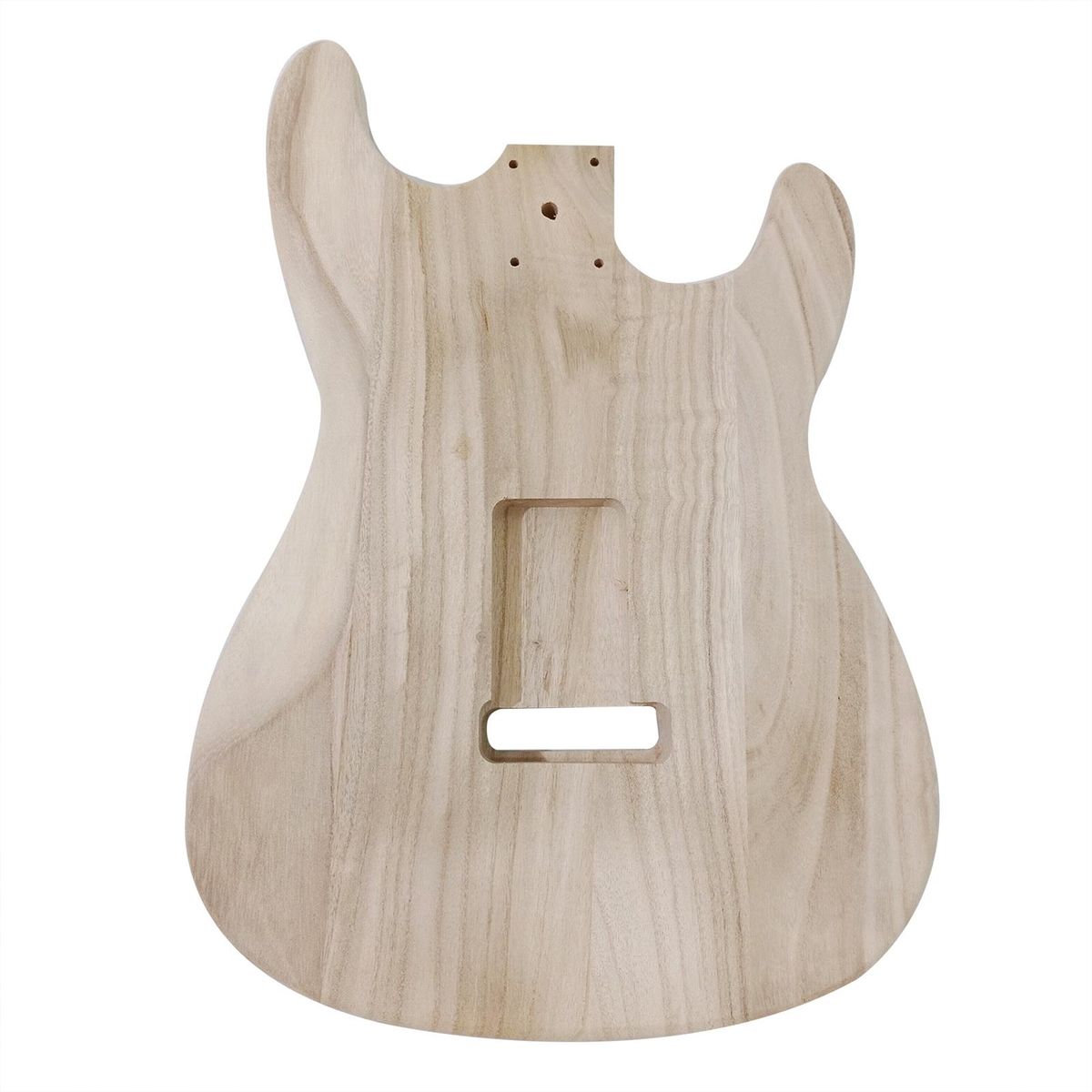 Polished Wood Type Electric Maple Guitar Barrel Body Unfinished Electric Guitar Barrel