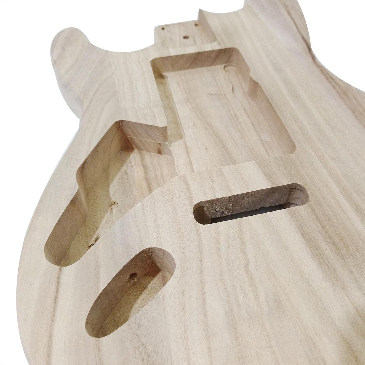 Polished Wood Type Electric Maple Guitar Barrel Body Unfinished Electric Guitar Barrel