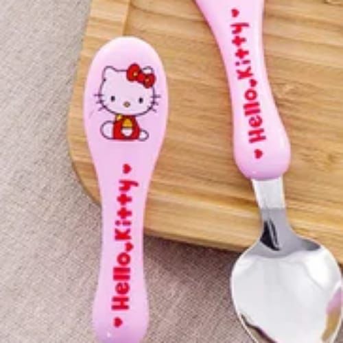 Hello Kitty Cutlery Set With Case For Kids
