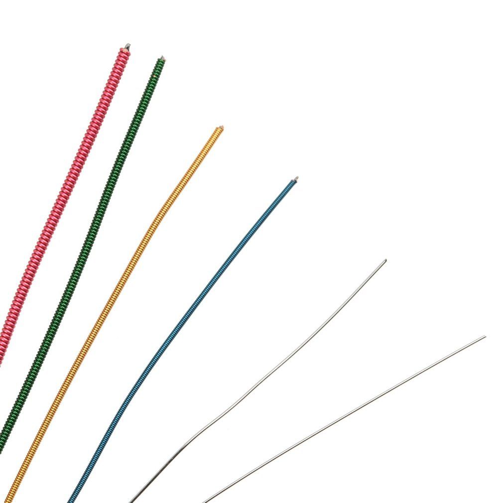 Colorful 1-6 E B G D A Rainbow Strings Set For Acoustic Guitar