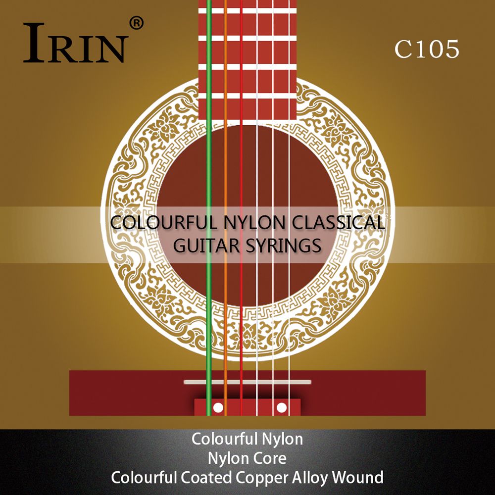 C105 Colorful Acoustic Classical Guitar Strings Nylon