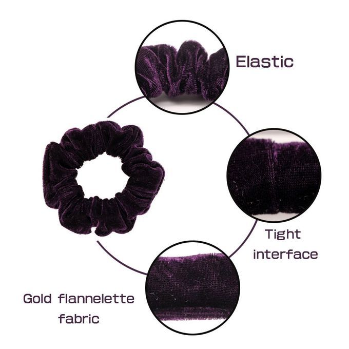 Velvet Hair Scrunchie Ladies Hair Ring Fashion Elegant