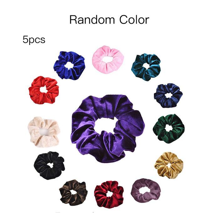 Velvet Hair Scrunchie Ladies Hair Ring Fashion Elegant