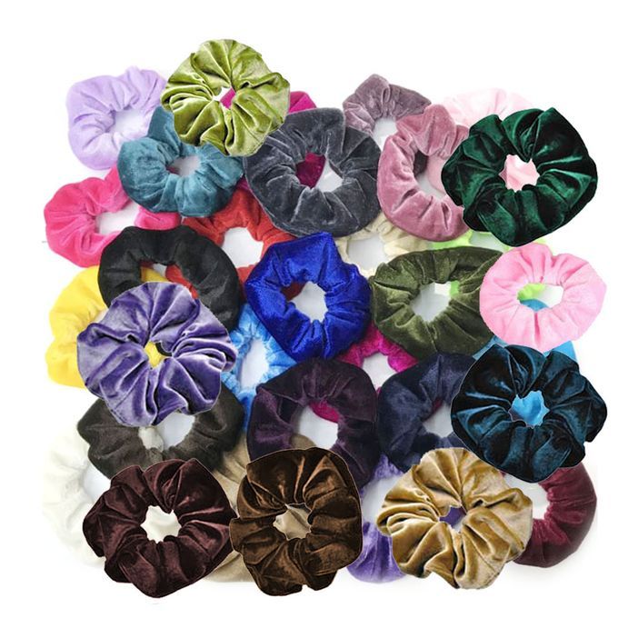 Velvet Hair Scrunchie Ladies Hair Ring Fashion Elegant