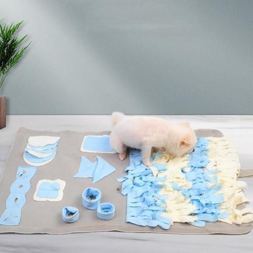 Pet Dog Snuffle Mat Nose Smell Training Blanket Sniffing Pad Slow Feeding Bowl Dog Toys