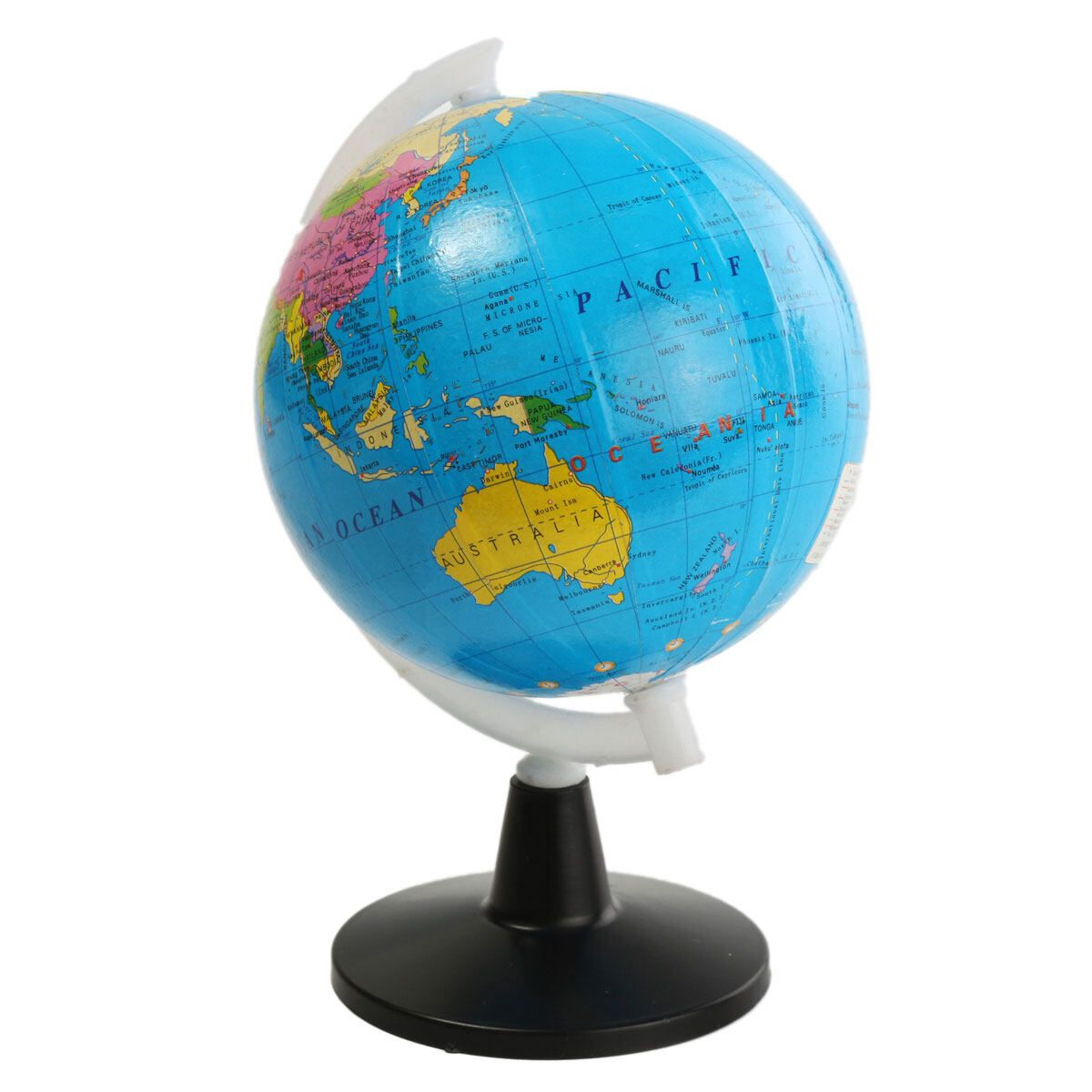 8.5cm 3inch Stand Rotating World Globe Map Kids Toy School Student Educational Gift