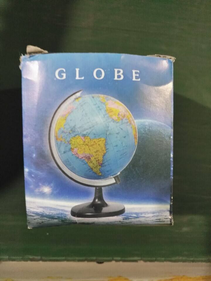 8.5cm 3inch Stand Rotating World Globe Map Kids Toy School Student Educational Gift