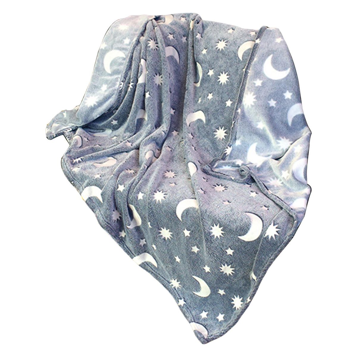 Sofa Blanket Night Glowing Afternoon Nap Throw Blanket Grey