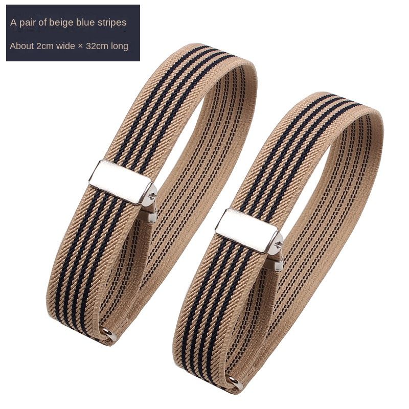 Mens Sleeve Garters Holders Stripe/Plaid Arm Bands Sleeve Shirt Groom Elastic