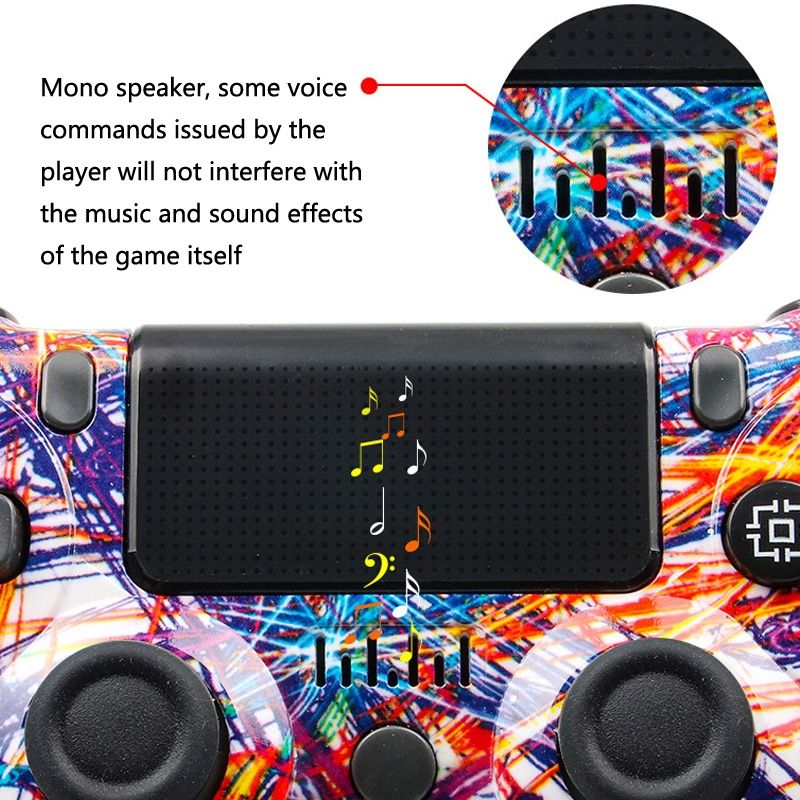 Wireless Bluetooth Gamepad For PS4  White