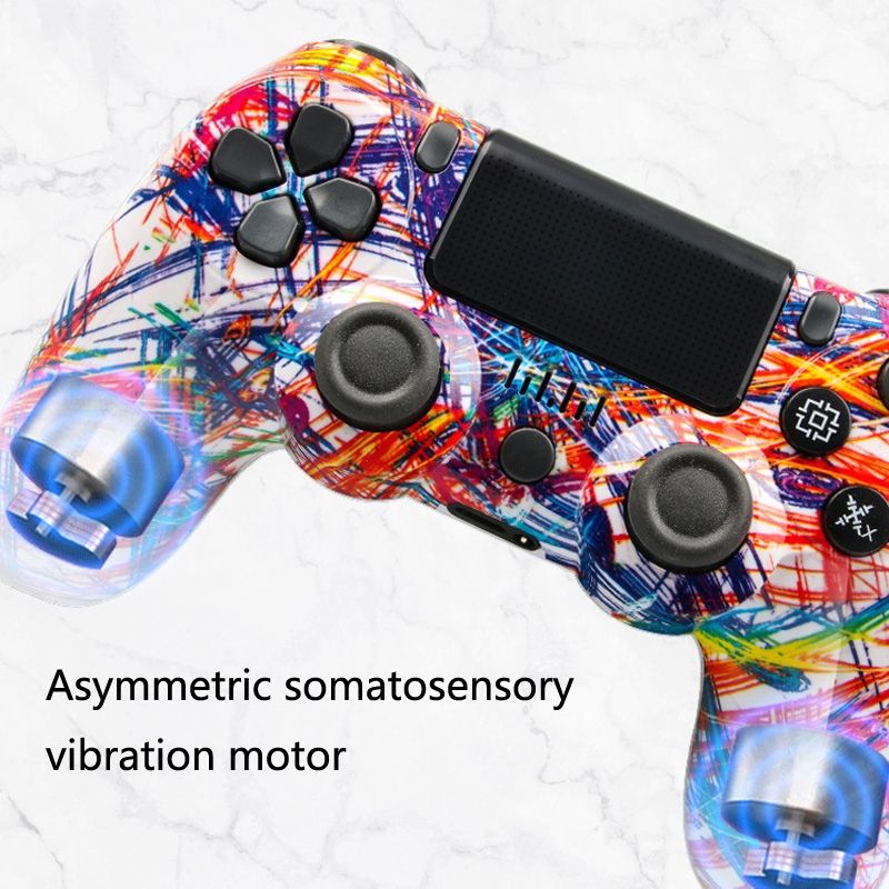 Wireless Bluetooth Gamepad For PS4  White