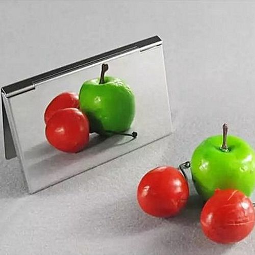 Aluminum Credit Business Card Wallet Holder-Silver