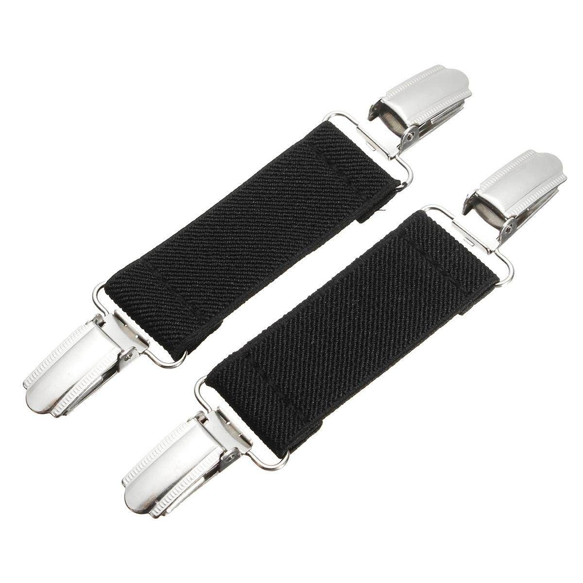 1x Black/Pink Stretch Dress Cinch Pants Clip 25mm Garment Waistband Extender US Black (black)