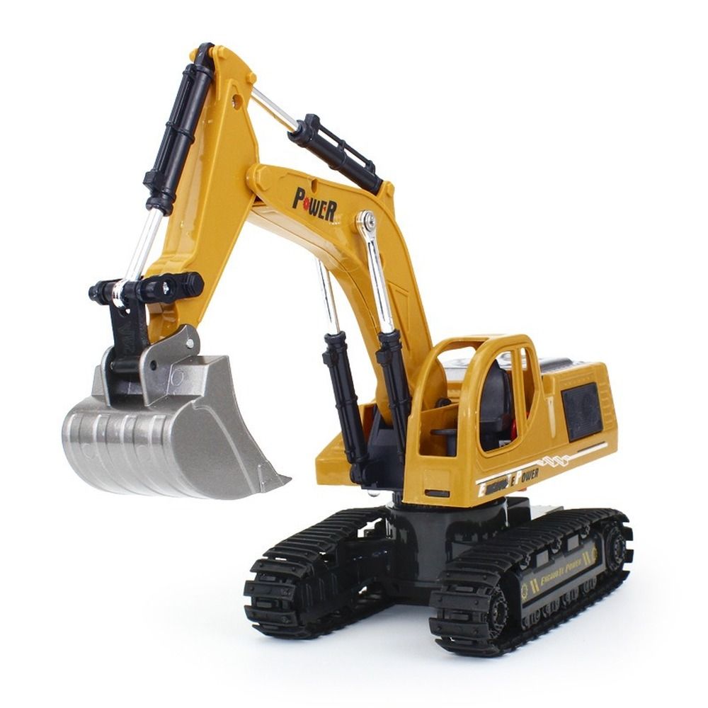 Car Traxcavator Model Excavator Truck Toy Excavator Electric Shovel Dier