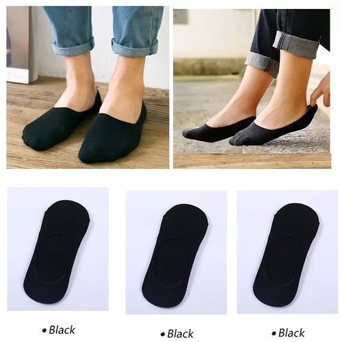 3 PAIR SNEAKERS LOAFERS FASHION INVISIBLE SOCKS