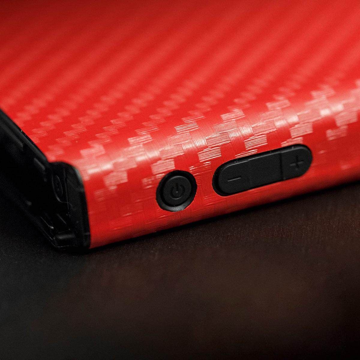 Red Carbon Fiber Skin Full Wrap Sticker Decal Protector For Nintendo Switch
