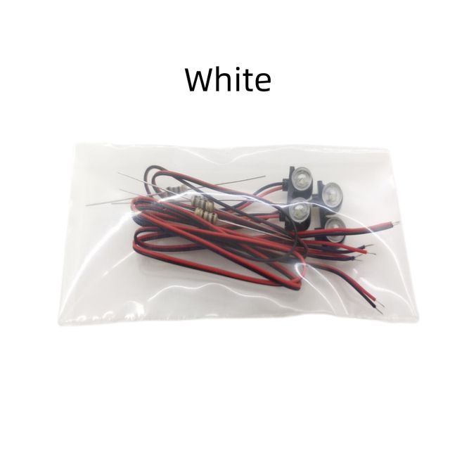 Double LED Outline Marker Side Lamps Clearance Lights For 1/14 Tamiya Truck