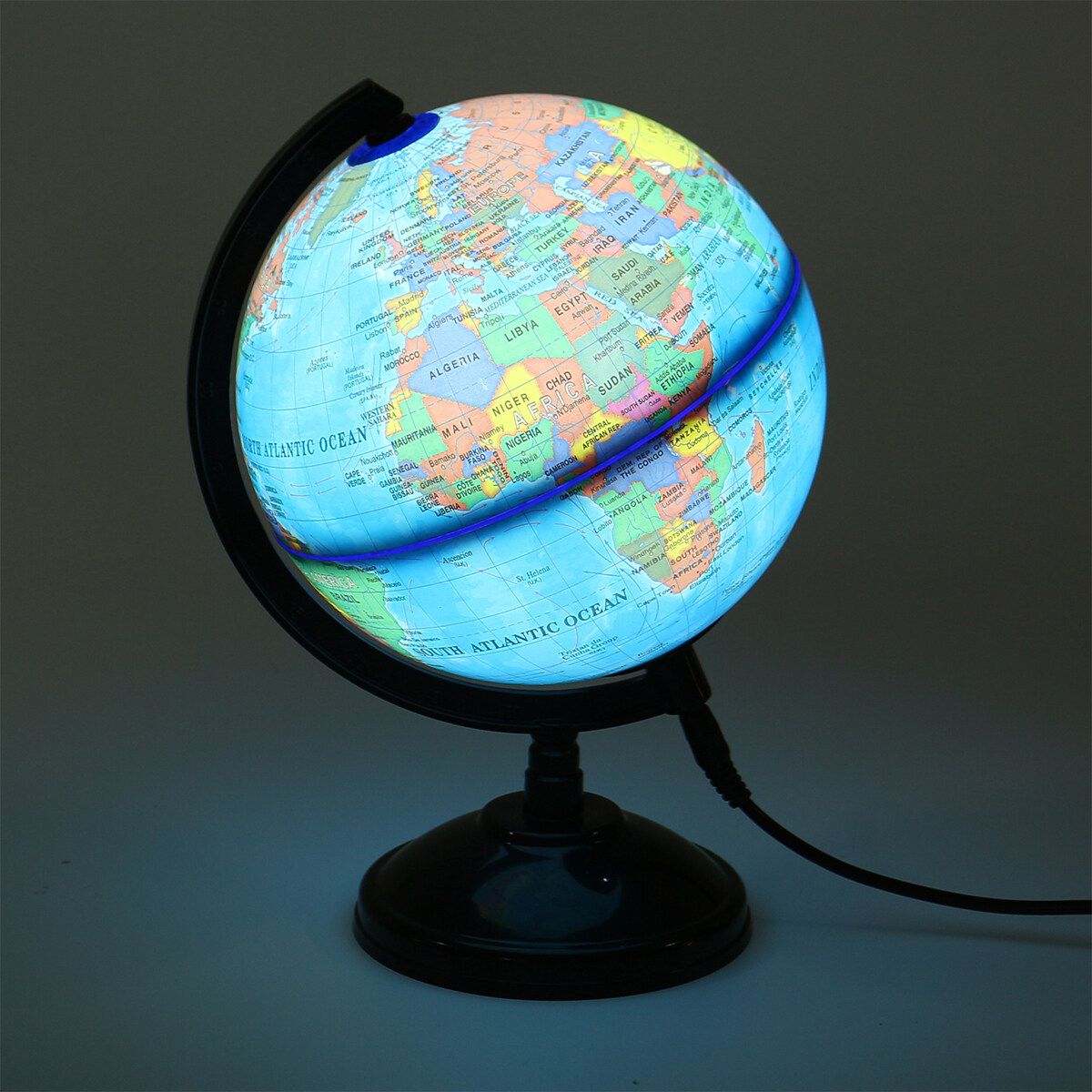 Earth Globe Lighting The Latest Built-In LED Night World New