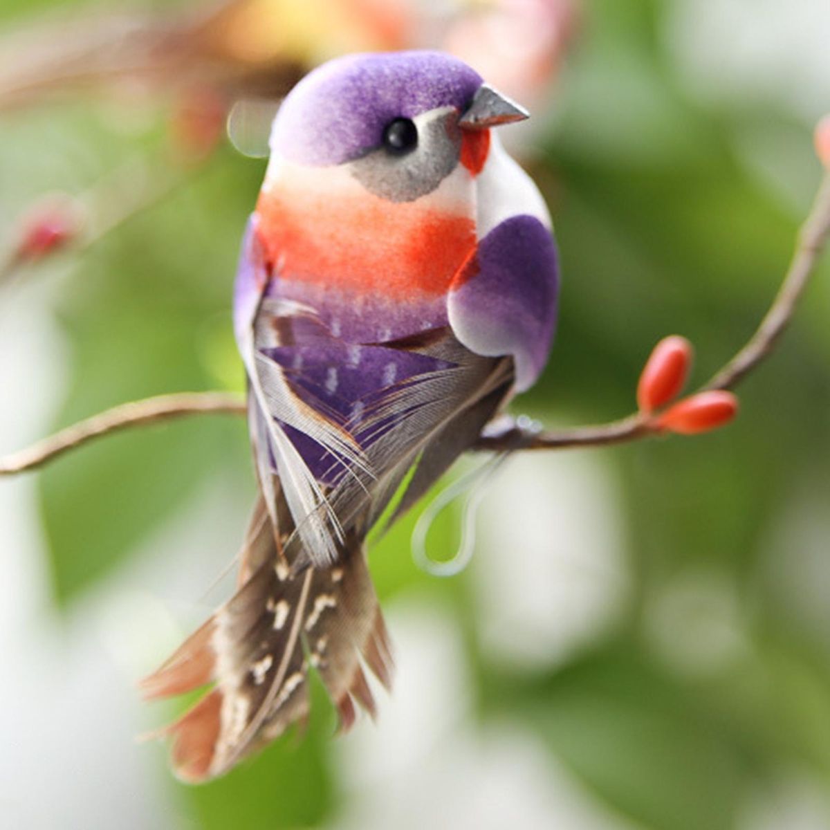 12Pcs Bird Bird Ornament Backyard Decor