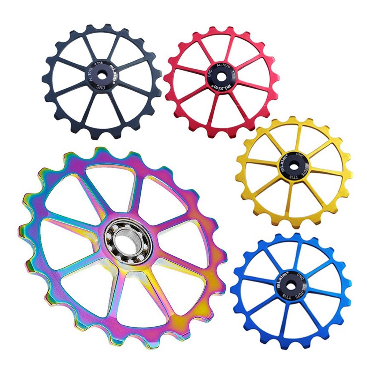 Rear Derailleur Pulley  Ceramic Bearing Jockey Wheel Red