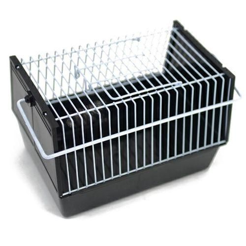 Bird Cage Parrot Transparent Transport Cage Travel With Two