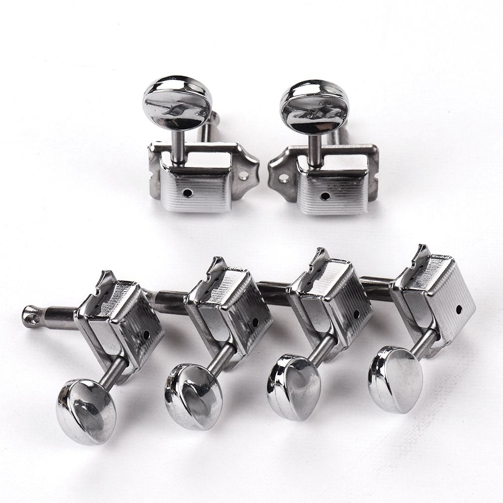 6 In-Line Semi-Closed Guitar Locking Tuners Tuning Pegs