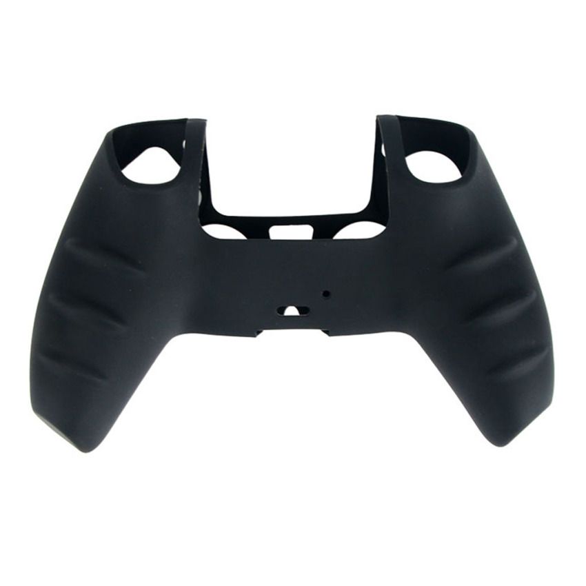 Soft Silicone Skin Protective Case Cover Grip For PS5 Controller Black
