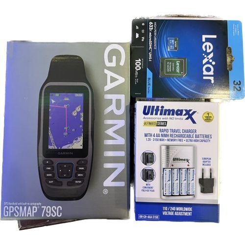 GPSMAP 79SC,Marine GPS Handheld Complete Pack
