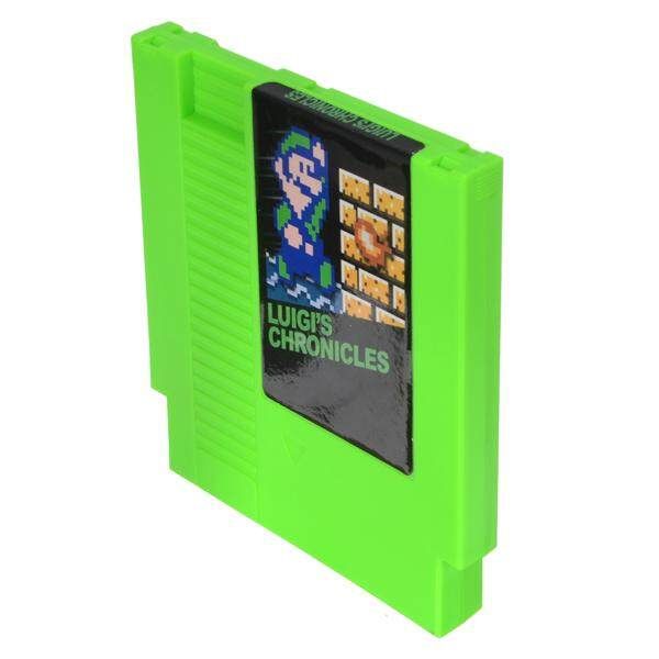 Luigi's Chronicles 72 Pin 8 Bit Game Card Cartridge