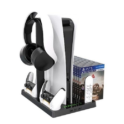 PS5 Multi-functional Cooling Stand Base Fan Cooler For PS5