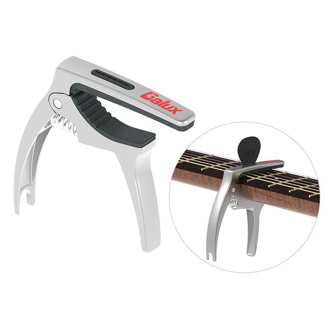 Multifunctional 3-in-1 Guitar Capo Premium Zinc Alloy Quick