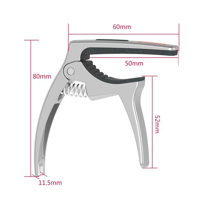 Multifunctional 3-in-1 Guitar Capo Premium Zinc Alloy Quick