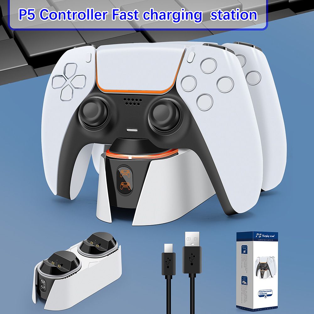 Dual Premium Fast Ps5 Controller Charger/Ps5 Charger