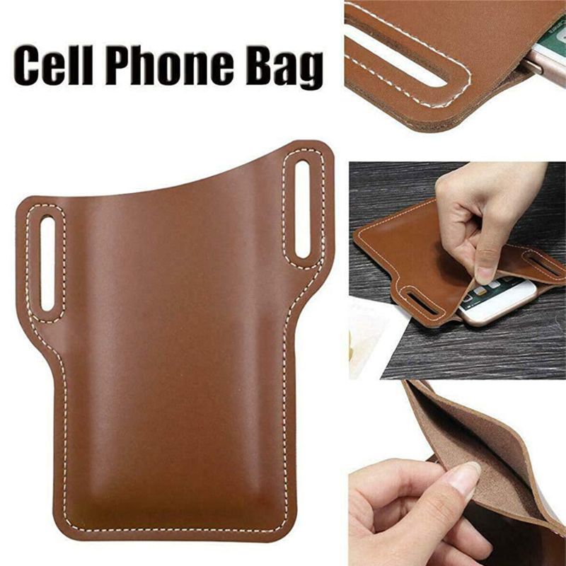 New Mobile Phone Carrier Belt Pouch Men Cell Phone Loop Bag