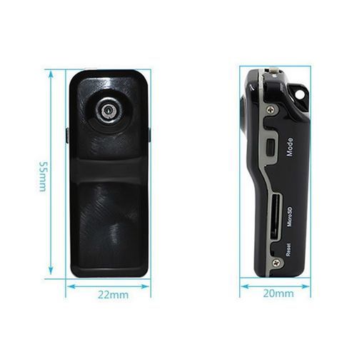 MD80 Mini Camera Support Net-Camera Mini DV Record Camera Support 8G TF Card 720*480 Vedio Lasting Recording Camcorders( )
