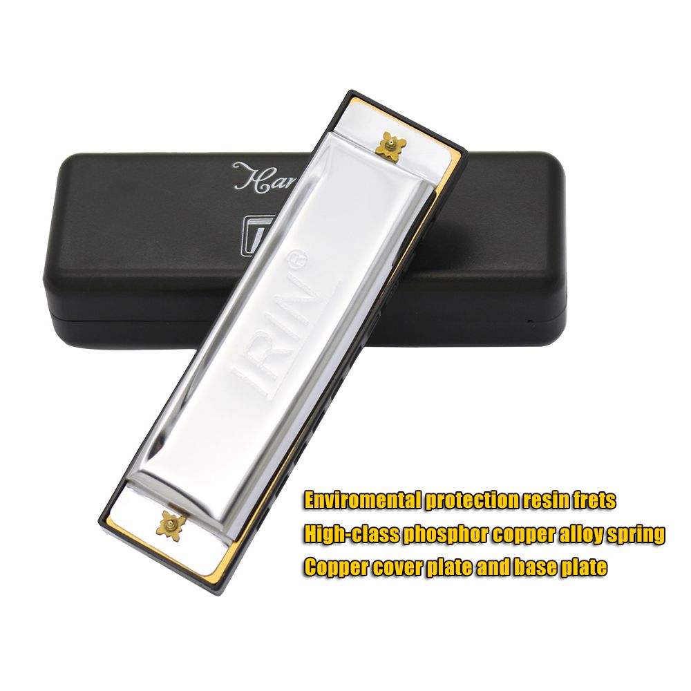 10 Holes 20 Tone Diatonic Blues Harmonica Key Of C With