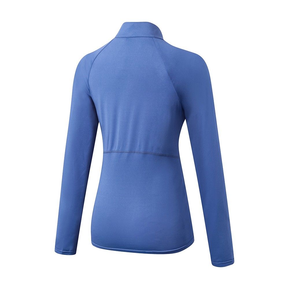 Women Sporstwear Yoga Sweatshirt Stand Collar Long Sleeves