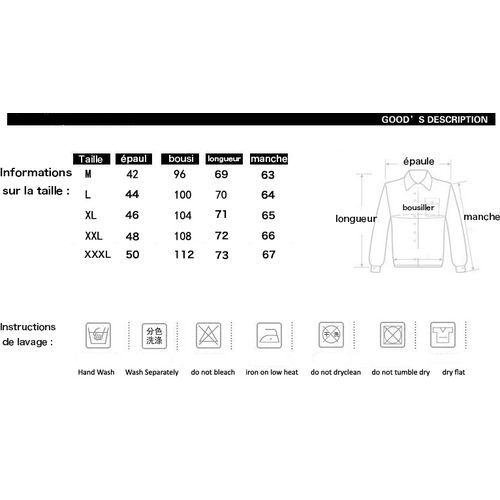 Men's Denim Shirt Long Sleeve - Dark Blue