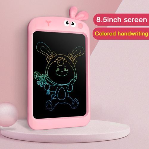 LCD Screen Smart Writing Board Kids Drawing Tablet Cartoons Graffiti Painting Copy Pad Erasable Electronic Handwriting Toy Gifts(#8.5 Pink Colorful)
