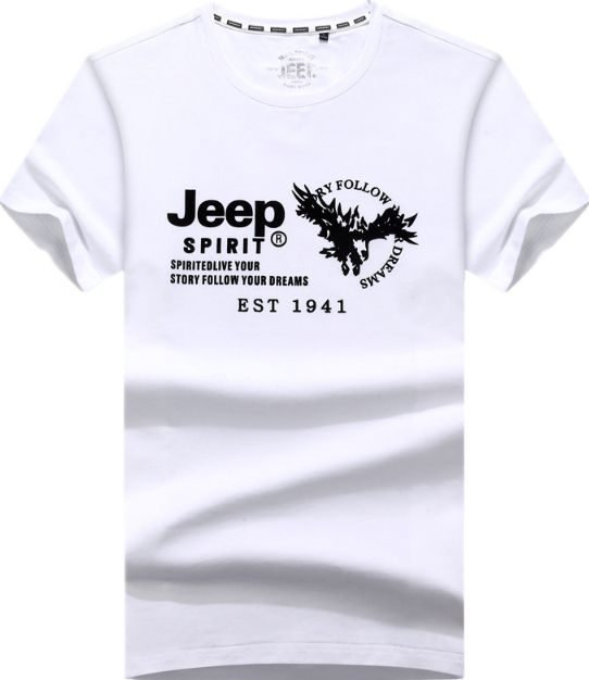 T-shirt 100% Cotton 4 Pcs Shirts Men's Fashion Short Sleeve