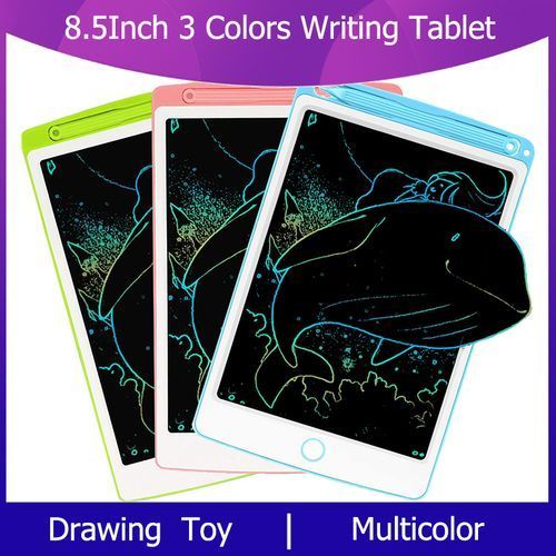 8.5Inch Drawing Tablet Toy LCD Screen Writing Tablets Electronic Handwring Pad Painting Board Gift For Kids Toys For Children(#Blue)