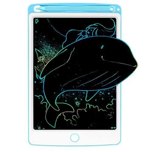 8.5Inch Drawing Tablet Toy LCD Screen Writing Tablets Electronic Handwring Pad Painting Board Gift For Kids Toys For Children(#Blue)