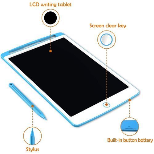 8.5Inch Drawing Tablet Toy LCD Screen Writing Tablets Electronic Handwring Pad Painting Board Gift For Kids Toys For Children(#Blue)