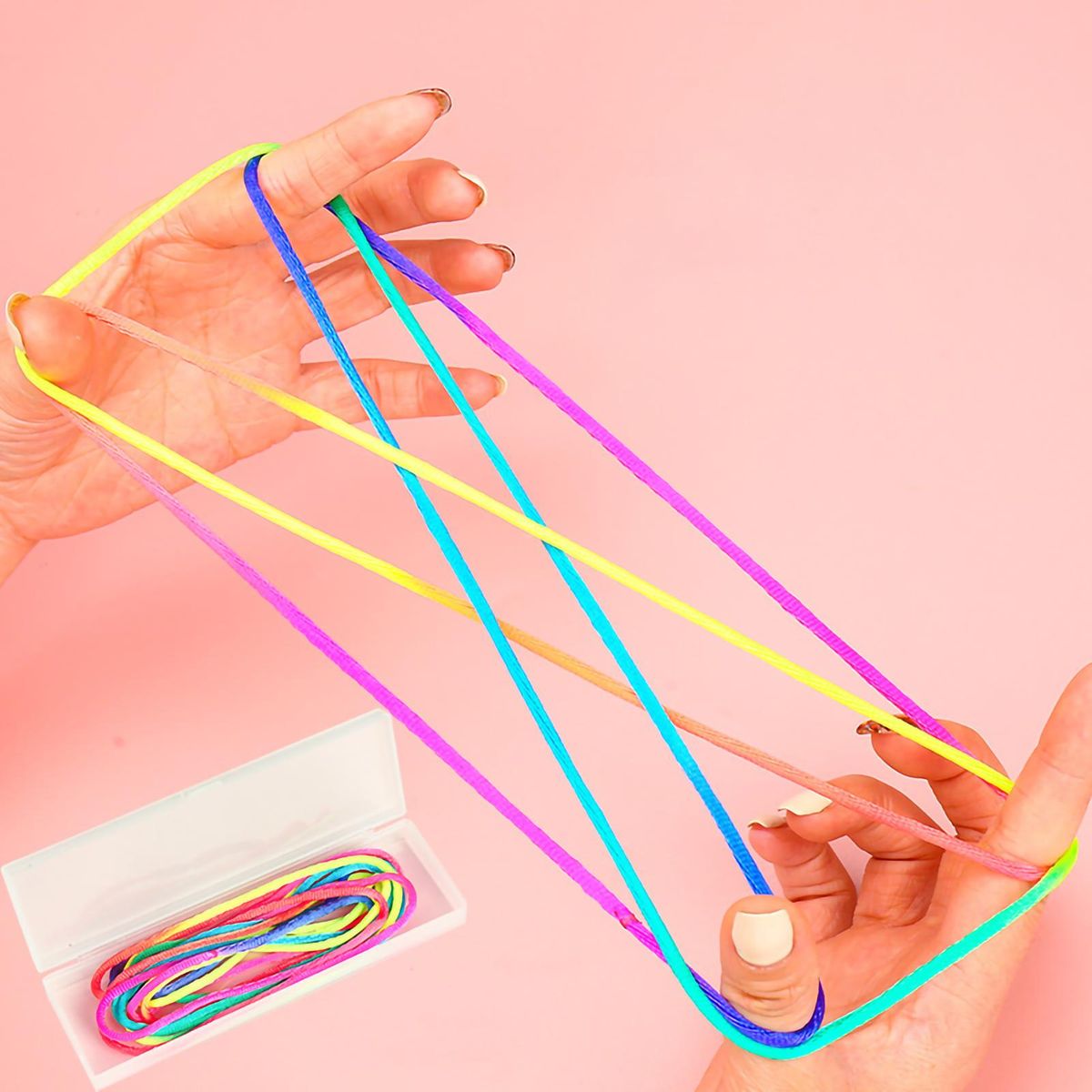 2Pcs Finger Rope Toys Children String Ropes Game Set
