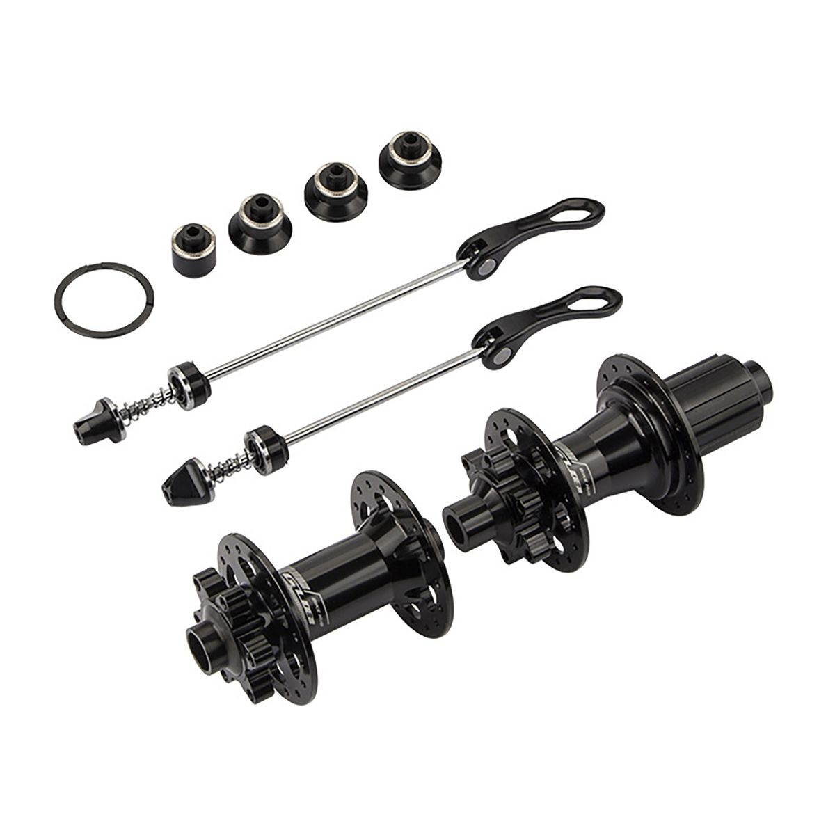 1 Set Bike Hub Impact Resistant Metal Hub Black