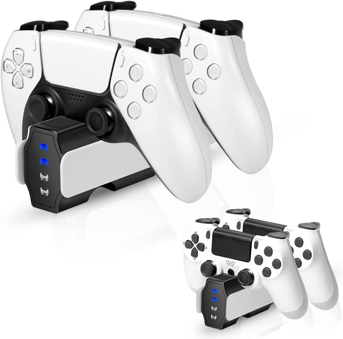 PS5 Controller Charger PS4 2 In 1 Charger Dock Station Mount